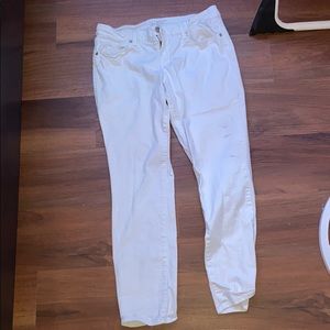 white jeans